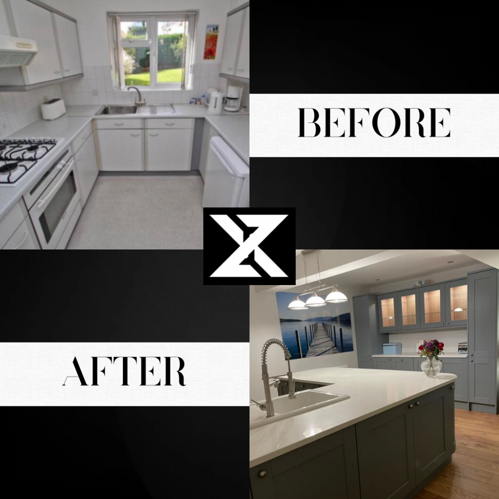 Before and after Nottingham project