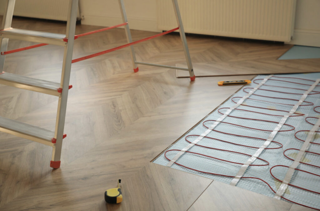 Underfloor heating laminate zodiac construction 