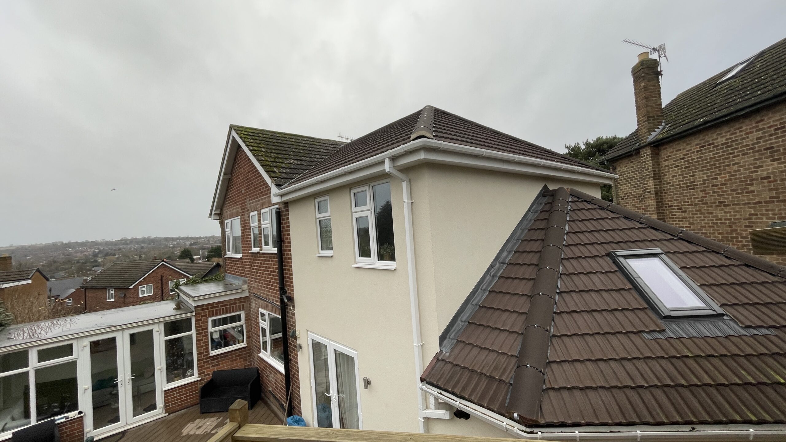 Two storey extension zodiac construction 