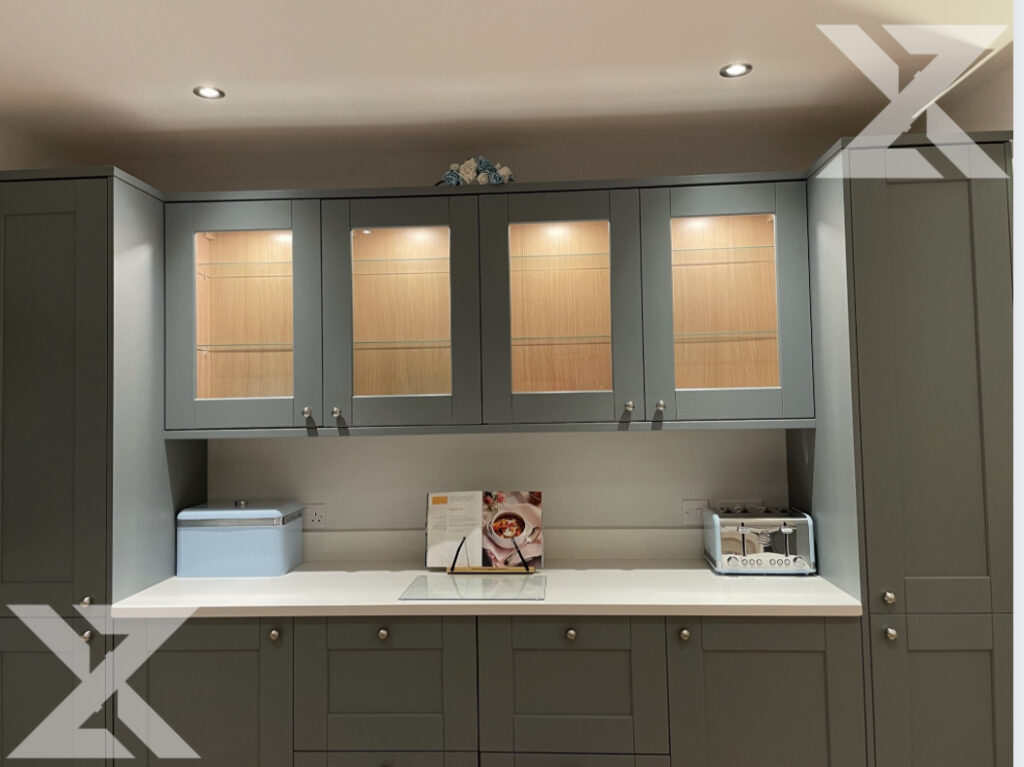 Duck egg blue kitchen design Zodiac Construction 