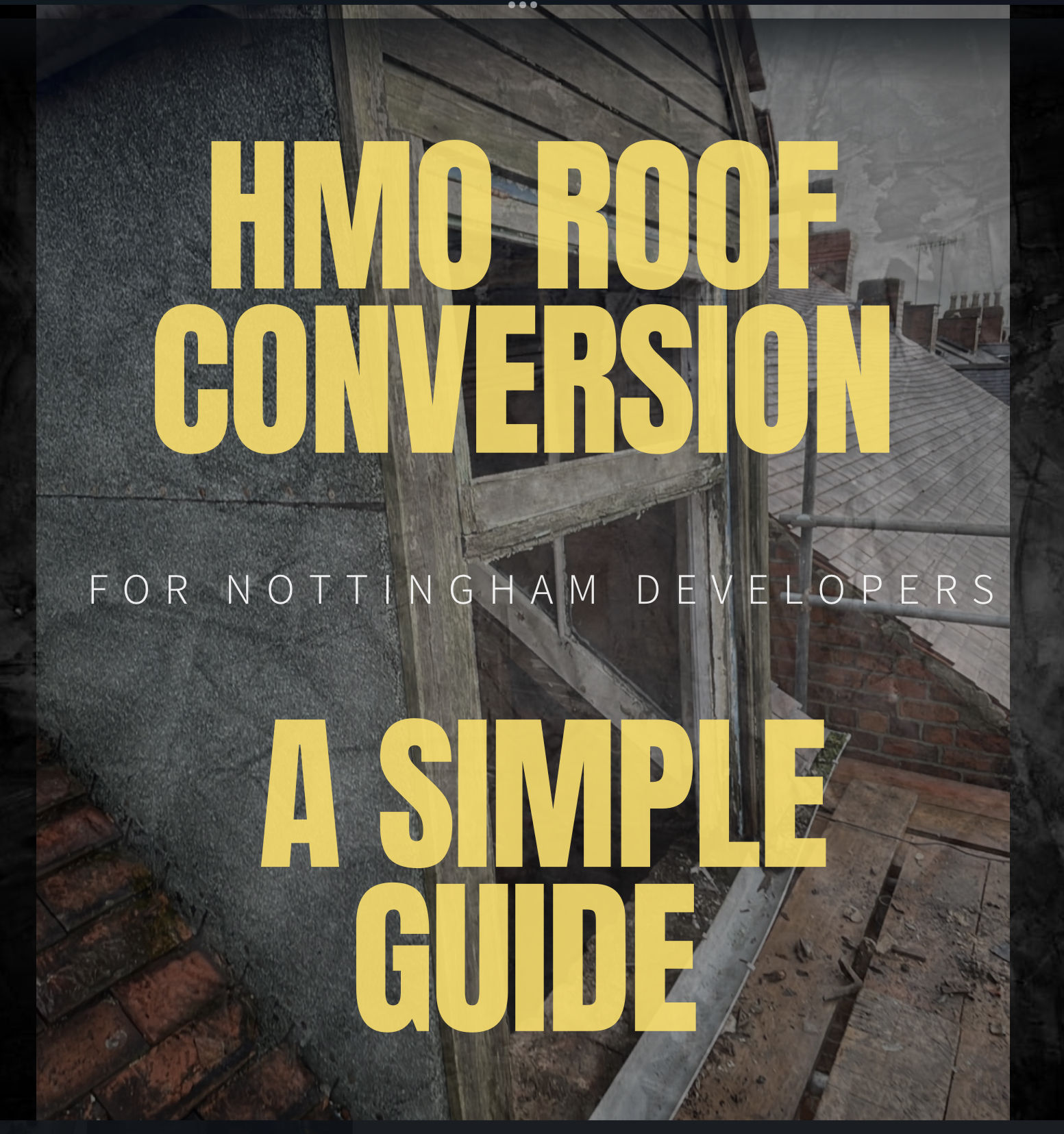 HMO roof conversion Zodiac Construction